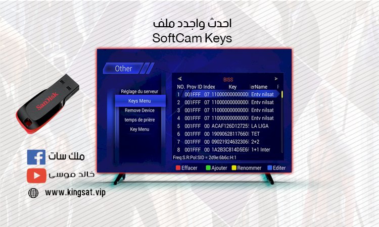 احدث واجدد ملف SoftCam Keys صن بلص